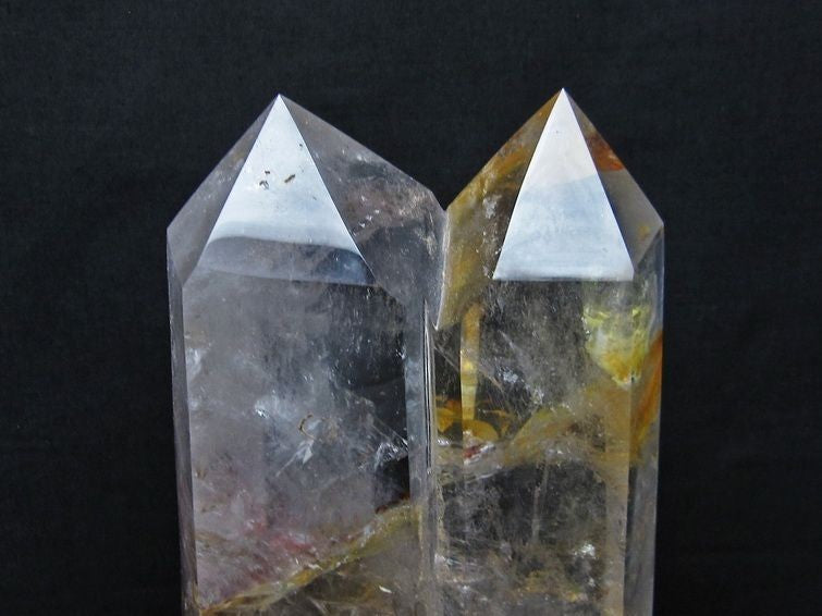 3.5Kg 水晶 六角柱 白水晶 水晶ポイント 台座付属 一点物 162-75