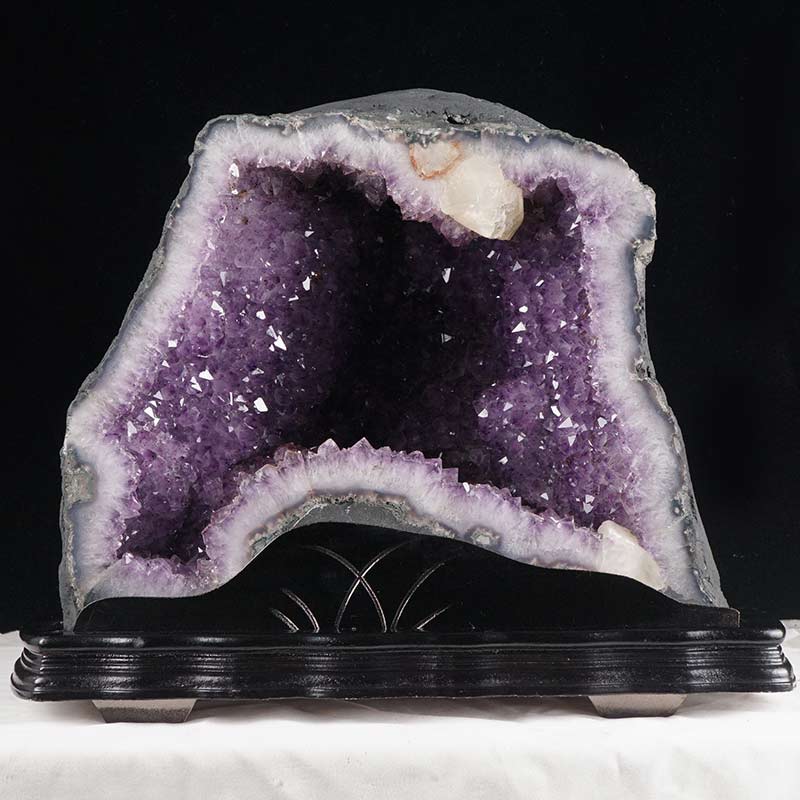 36.2Kg アメジストドーム ブラジル産 原石 置物 カペーラ ジオード amethyst 台座付属 一点物 174-1324