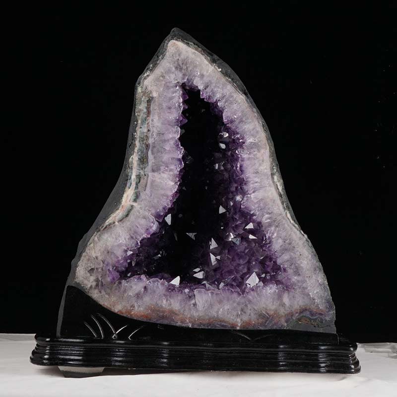 30.7Kg アメジストドーム ブラジル産 原石 置物 カペーラ ジオード amethyst 台座付属 一点物 174-1337