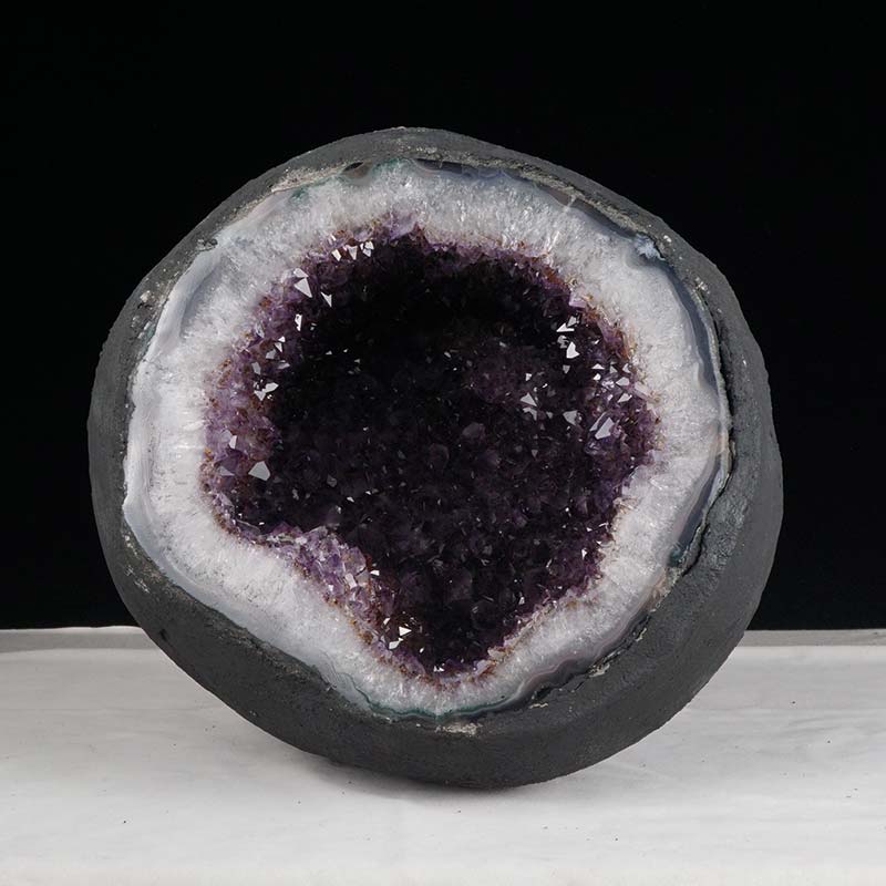 13.8Kg アメジスト ドーム ウルグアイ産 サークルジオード 原石 Amethyst アメシスト 紫水晶 一点物 174-1362