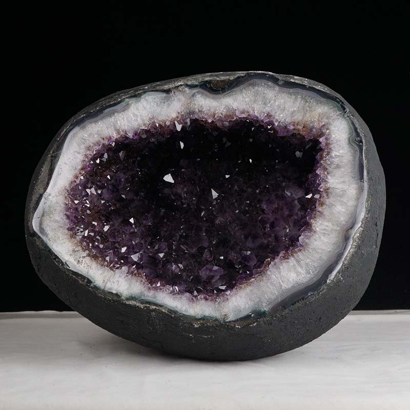 17Kg アメジスト ドーム ウルグアイ産 サークルジオード 原石 Amethyst アメシスト 紫水晶 一点物 174-1366