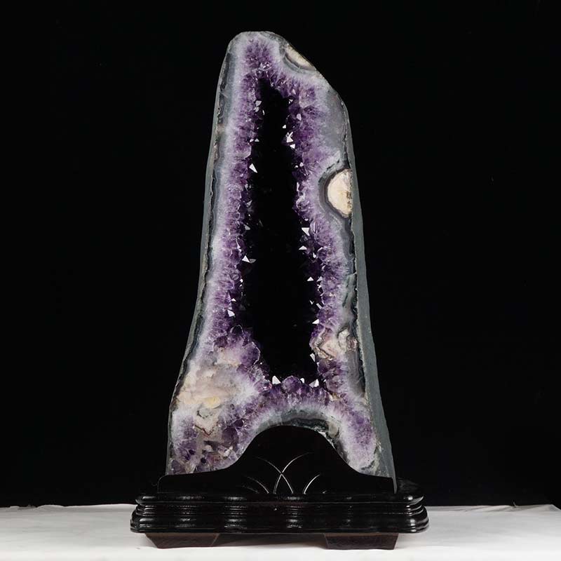 30.7Kg アメジストドーム ブラジル産 カペーラ ジオード ドーム 原石 amethyst アメシスト 紫水晶 一点物 台座付属 174-1581