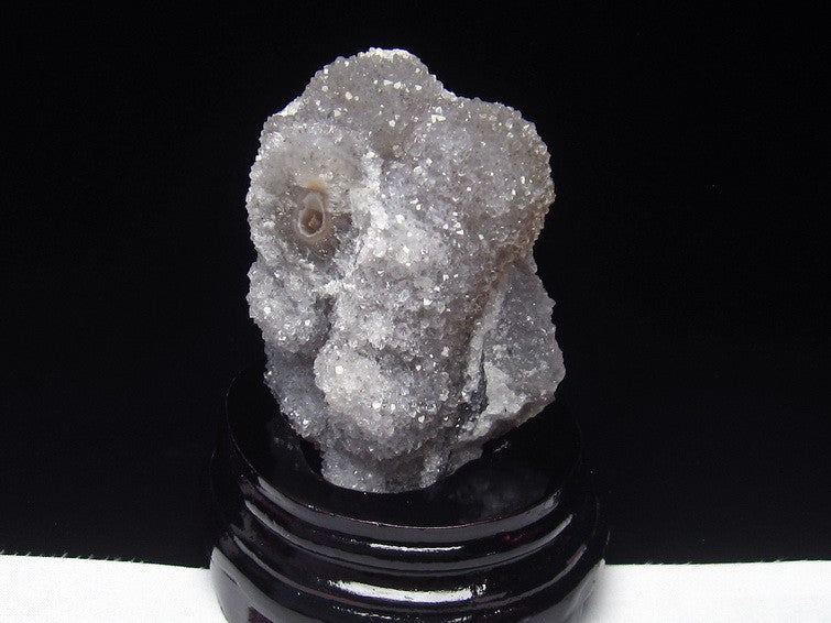 ホワイトアメジスト 原石 カクタスアメジスト クラスター ブラジル産 台座付属 花型 一点物 182-2315