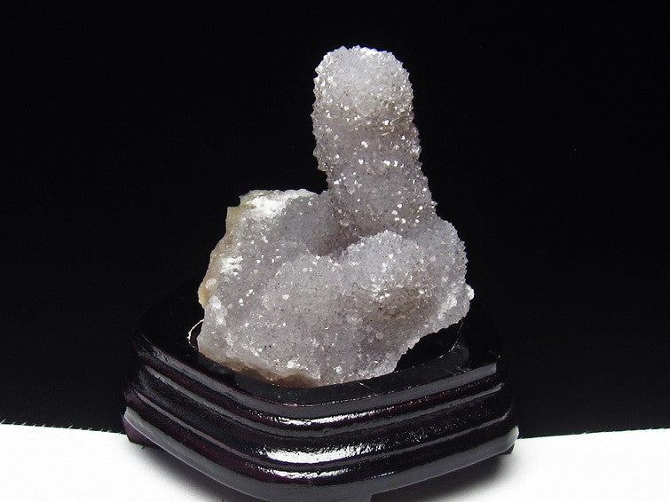 ホワイトアメジスト 原石 カクタスアメジスト クラスター ブラジル産 台座付属 花型 一点物 182-2321