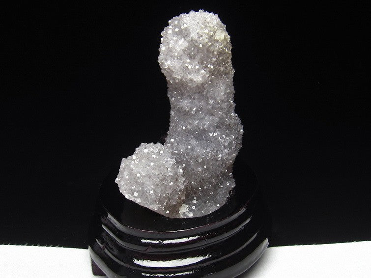 ホワイトアメジスト 原石 カクタスアメジスト クラスター ブラジル産 台座付属 花型 一点物 182-2324