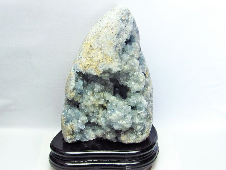 5.8Kg セレスタイト 原石 天青石 台座付属 一点物 191-262