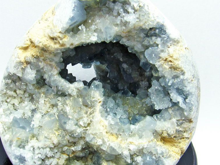 2.1Kg セレスタイト 原石 天青石 台座付属 一点物 191-264