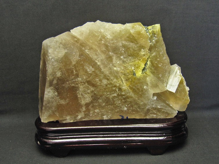 2.6Kg スモーキークォーツ 煙水晶 原石 ルチルクォーツ入り 台座付属 一点物 191-69