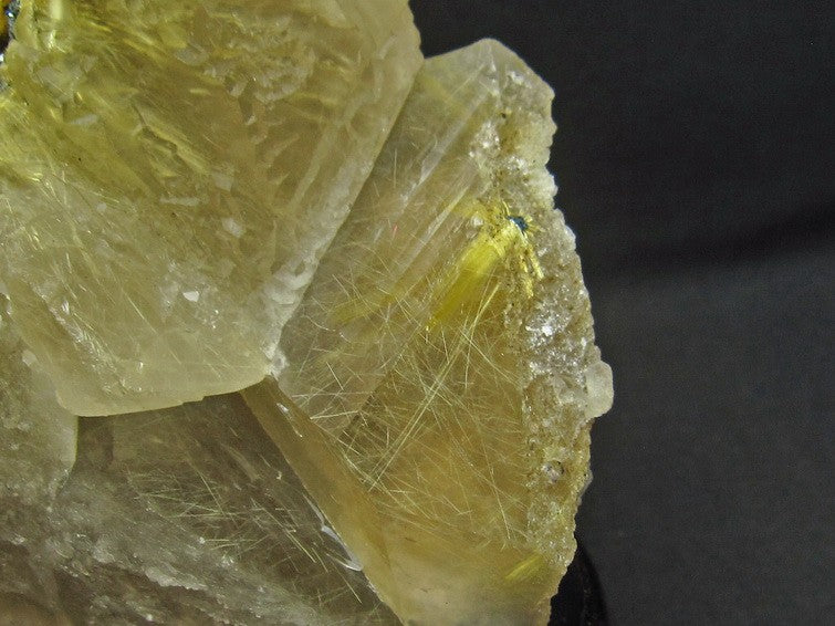 2.6Kg スモーキークォーツ 煙水晶 原石 ルチルクォーツ入り 台座付属 一点物 191-69