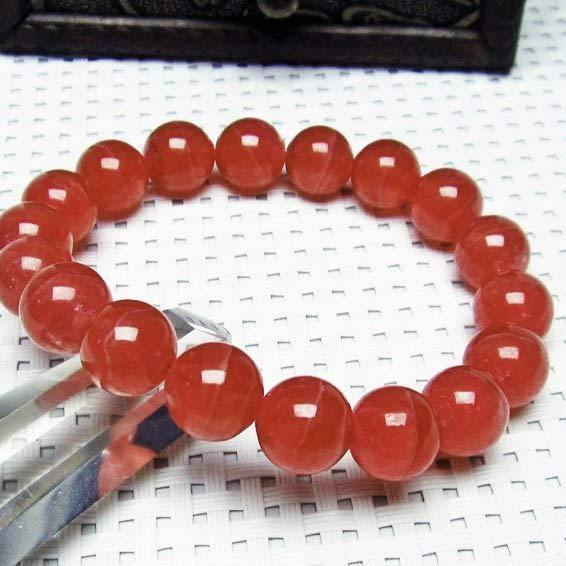 インカローズ ブレスレット 11mm 一点物 199-18 – 天然石 