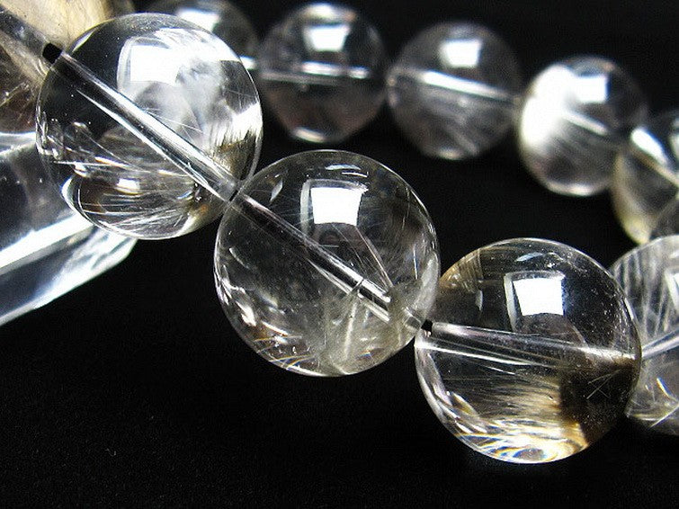 プラチナルチルクォーツ ブレスレット 18mm 一点物 211-1251
