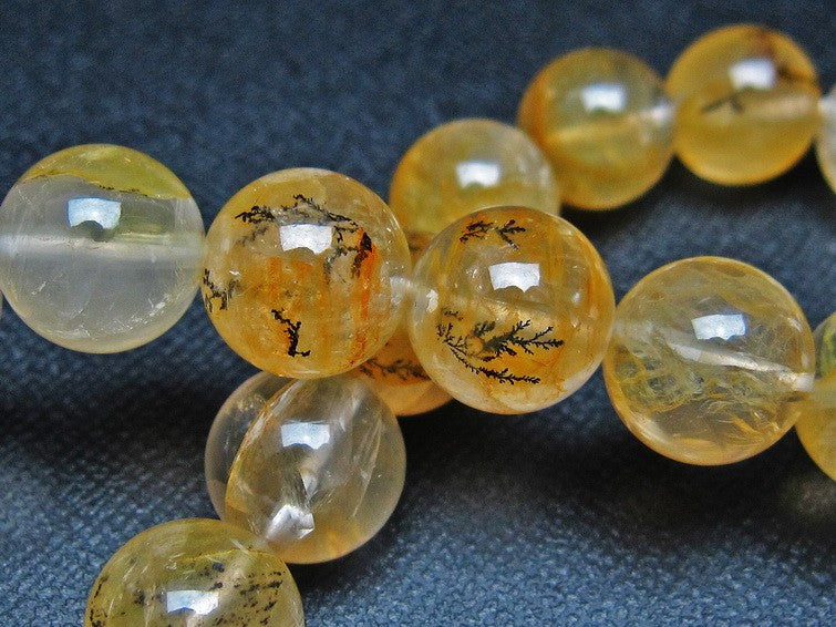 デンドリティッククォーツ ブレスレット 12mm 一点物 211-1569