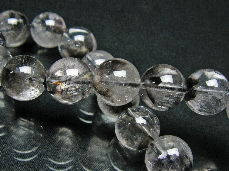 プラチナルチルクォーツ ブレスレット 12mm 一点物 211-1686