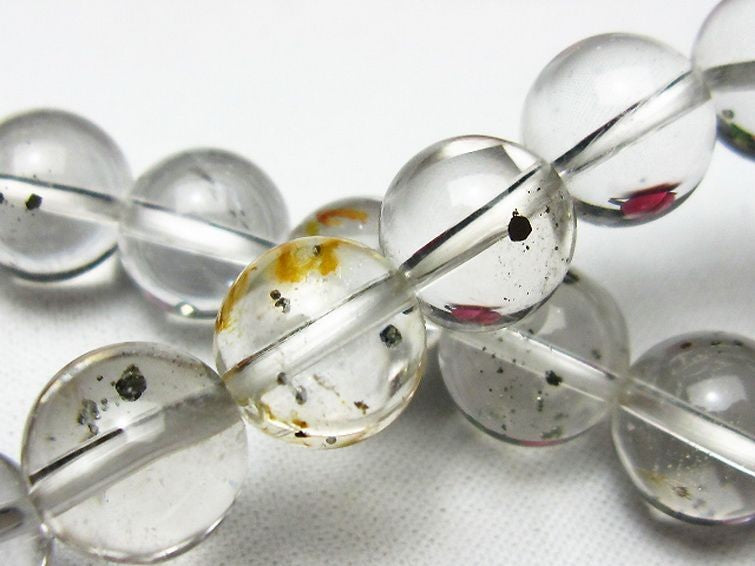 パイライトインクォーツ ブレスレット 10mm 一点物 211-1767