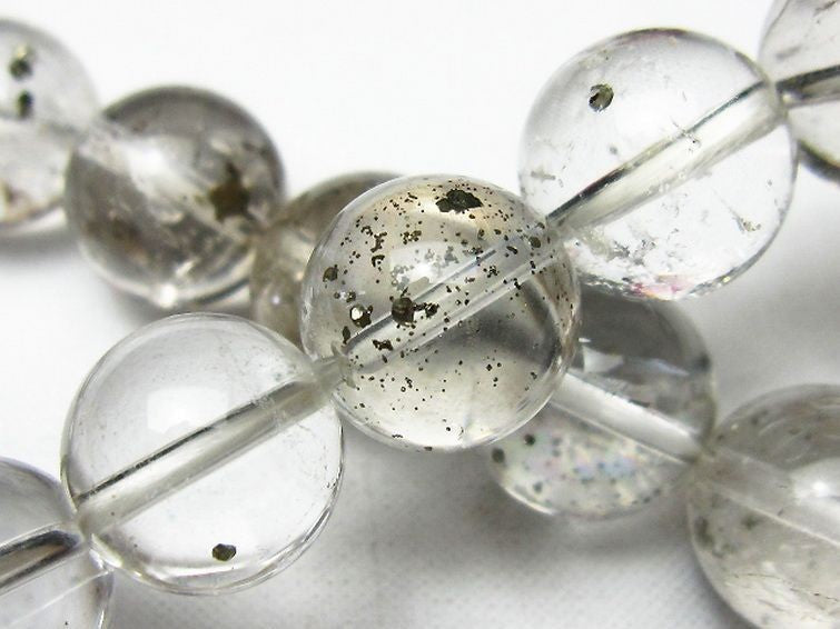 パイライトインクォーツ ブレスレット 12mm 一点物 211-1775