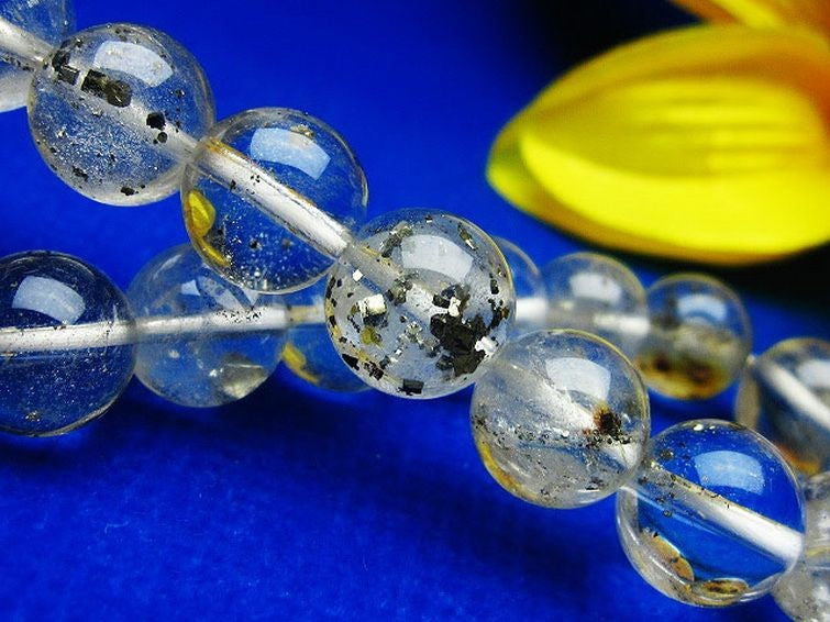 パイライトインクォーツ ブレスレット 11mm 一点物 211-1776