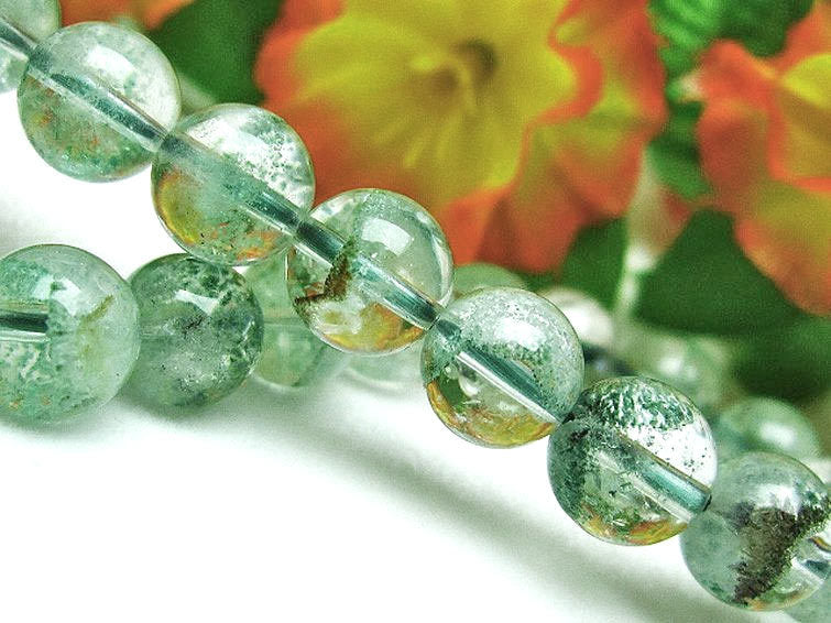 グリーンファントム ブレスレット 8mm 一点物 211-1962