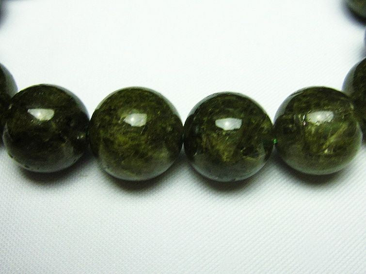 グリーンエピドート ブレスレット 13mm 一点物 211-2144