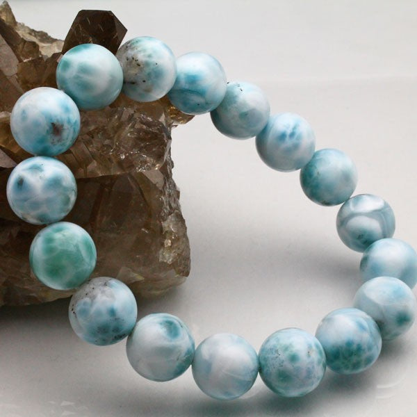 ラリマー ブレスレット 12mm 一点物 211-2536