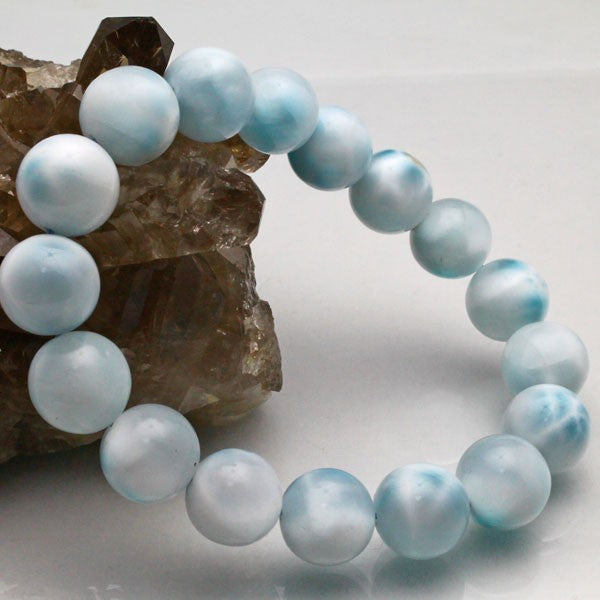ラリマー ブレスレット 12mm 一点物 211-2539