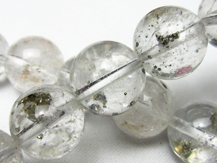パイライトインクォーツ ブレスレット 12mm 一点物 211-2566