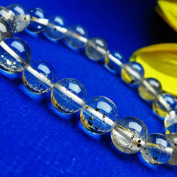 パイライトインクォーツ ブレスレット 10mm 一点物 211-2773