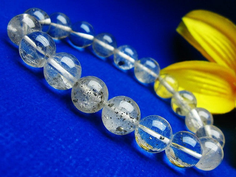 パイライトインクォーツ ブレスレット 12mm 一点物 211-2789