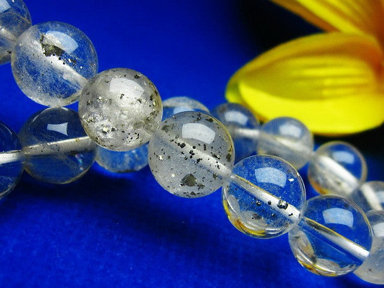 パイライトインクォーツ ブレスレット 12mm 一点物 211-2789