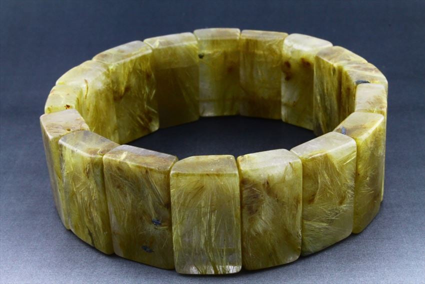 タイチンルチルクォーツ バングル 一点物 211-3184