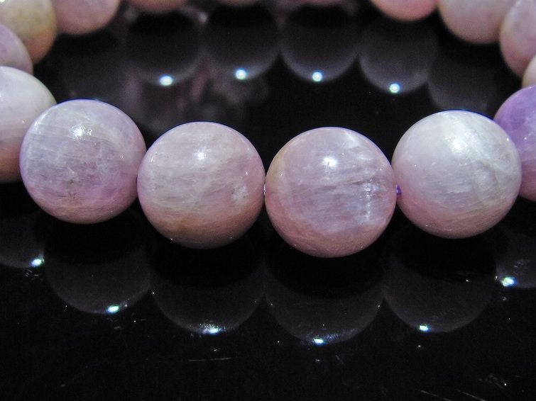 ミルキークンツァイト ブレスレット 13mm 一点物 211-365