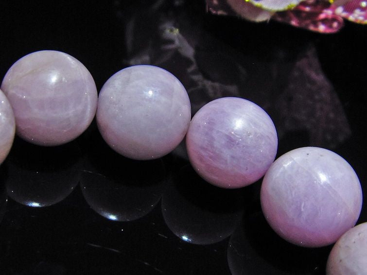 ミルキークンツァイト ブレスレット 15mm 一点物 211-376
