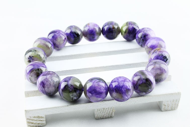 チャロアイト ブレスレット 12mm 一点物 211-4207