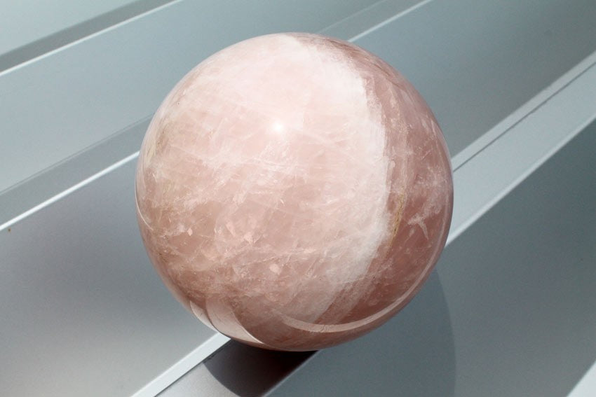 ローズクォーツ 丸玉 スフィア ブラジル産 185mm 9Kg 一点物 261-26