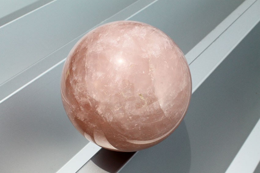 ローズクォーツ 丸玉 スフィア ブラジル産 185mm 9Kg 一点物 261-26