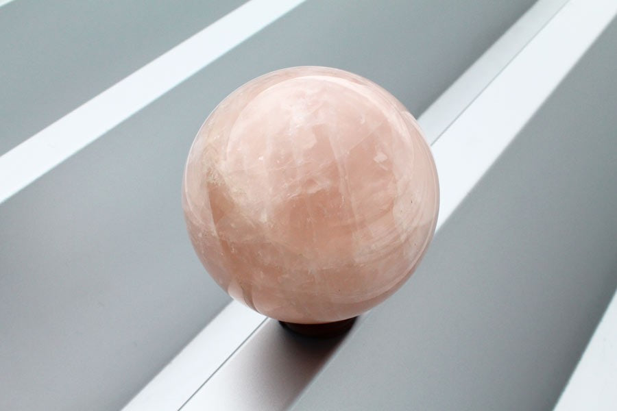 ローズクォーツ 丸玉 スフィア ブラジル産 140mm 4Kg 一点物 261-41