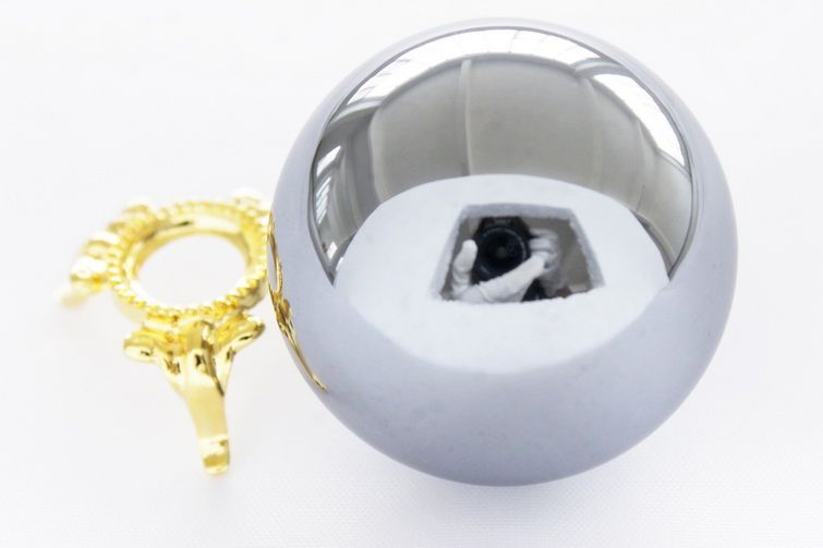 テラヘルツ 丸玉 スフィア 約36mm テラヘルツ鉱石 人工鉱石 Terahertz テラヘルツ波 台座付属 ランダム発送 741-5