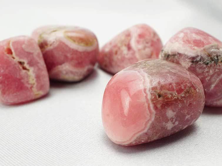 インカローズ タンブル 原石 1個 IncaRose 菱マンガン鉱 Rhodochrosite ランダム発送 771-16 – 天然石 ・パワーストーンの東昇