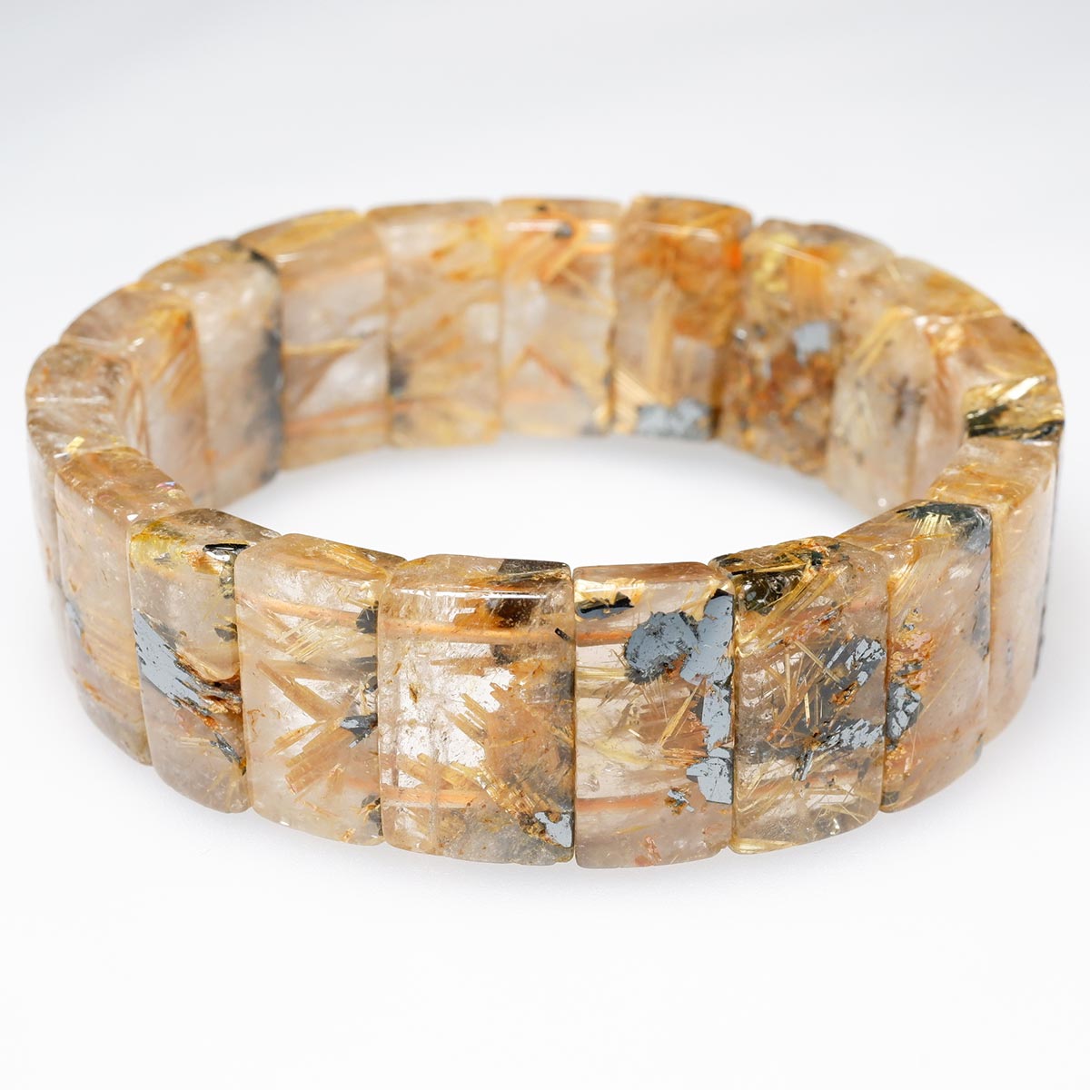 タイチンルチルクォーツ バングル  一点物 111-16829