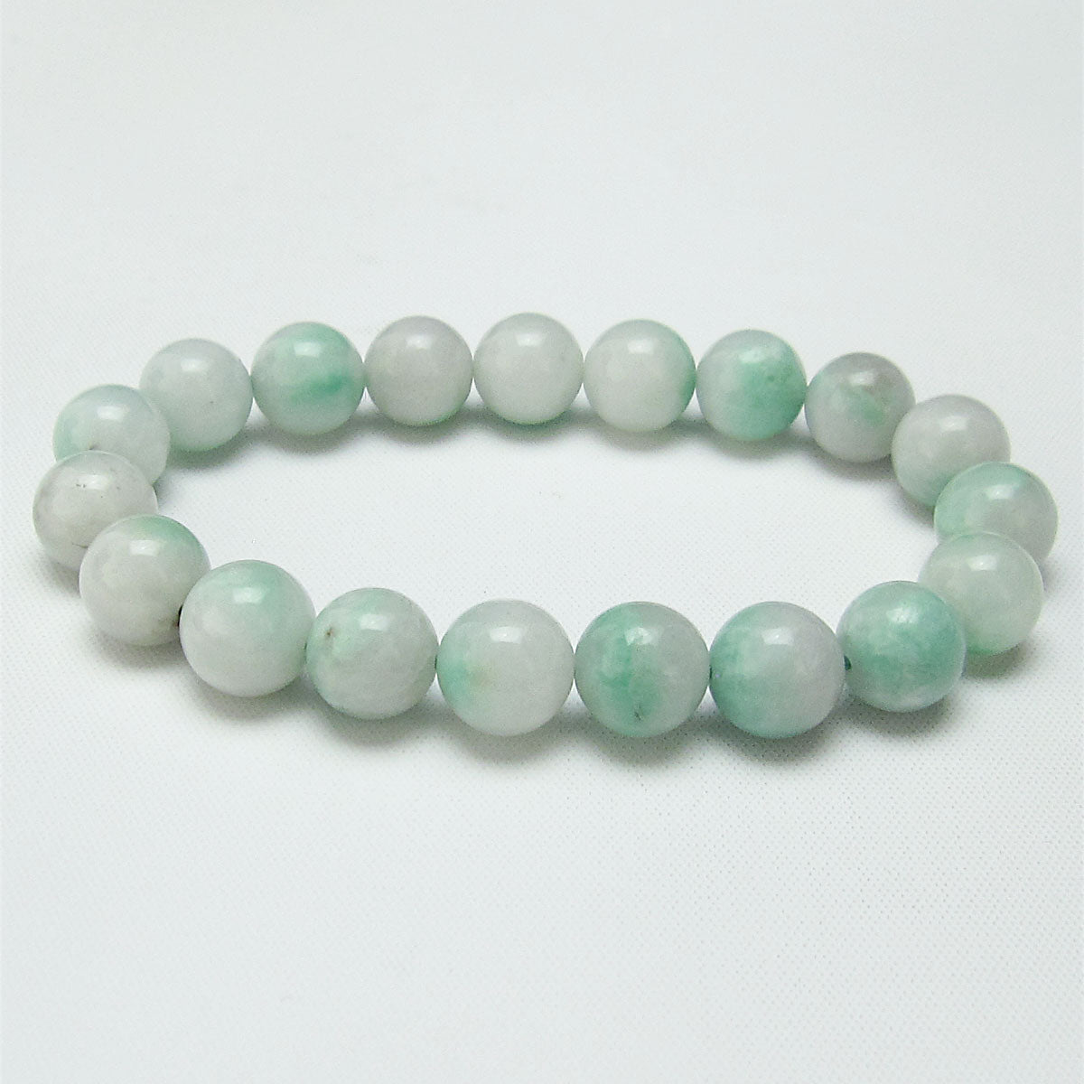 エメラルド ブレスレット 10mm  一点物 111-22741