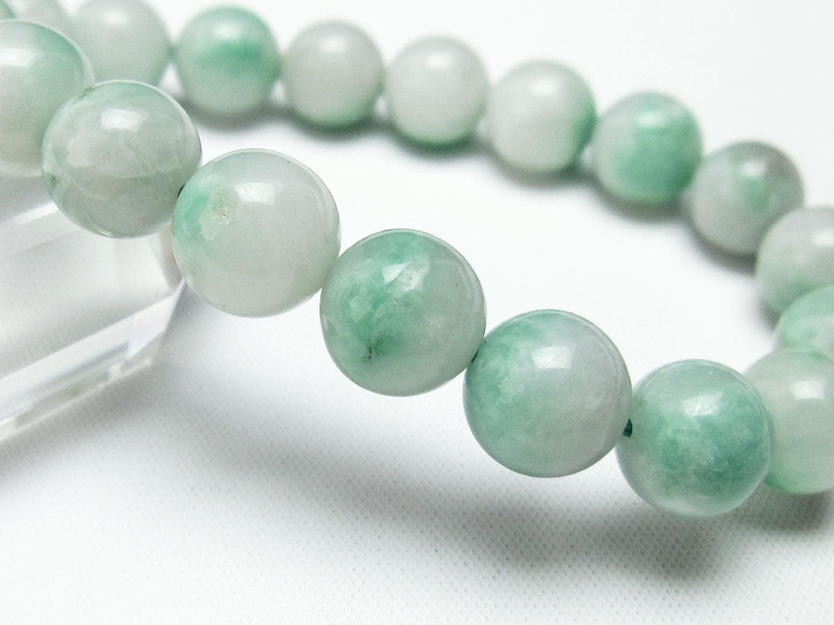 エメラルド ブレスレット 10mm  一点物 111-22741