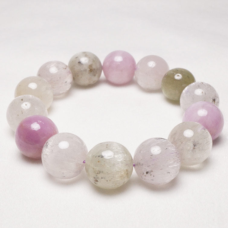 クンツァイト ブレスレット 15mm  111-24283