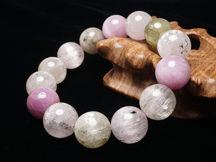 クンツァイト ブレスレット 15mm  111-24283