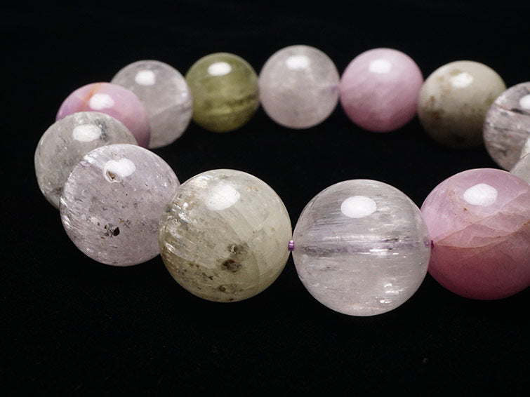 クンツァイト ブレスレット 15mm  111-24283