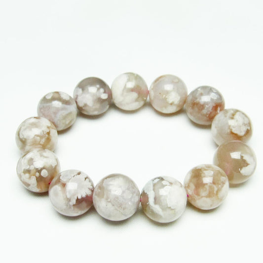 チェリーブロッサムアゲート ブレスレット 桜瑪瑙 18mm [送料無料] 111-24558