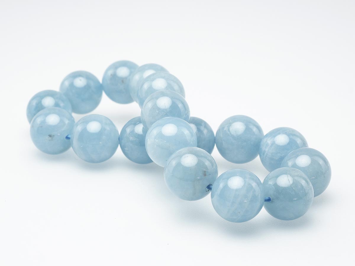 アクアマリン ブレスレット Aquamarine 12mm 111-2505