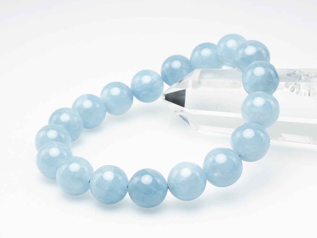 アクアマリン ブレスレット Aquamarine 12mm 111-2506