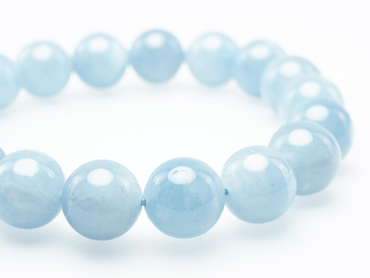 アクアマリン ブレスレット Aquamarine 12mm 111-2506