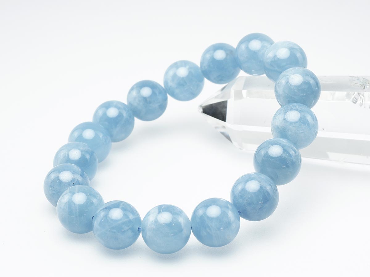 アクアマリン ブレスレット Aquamarine 12mm 111-2507