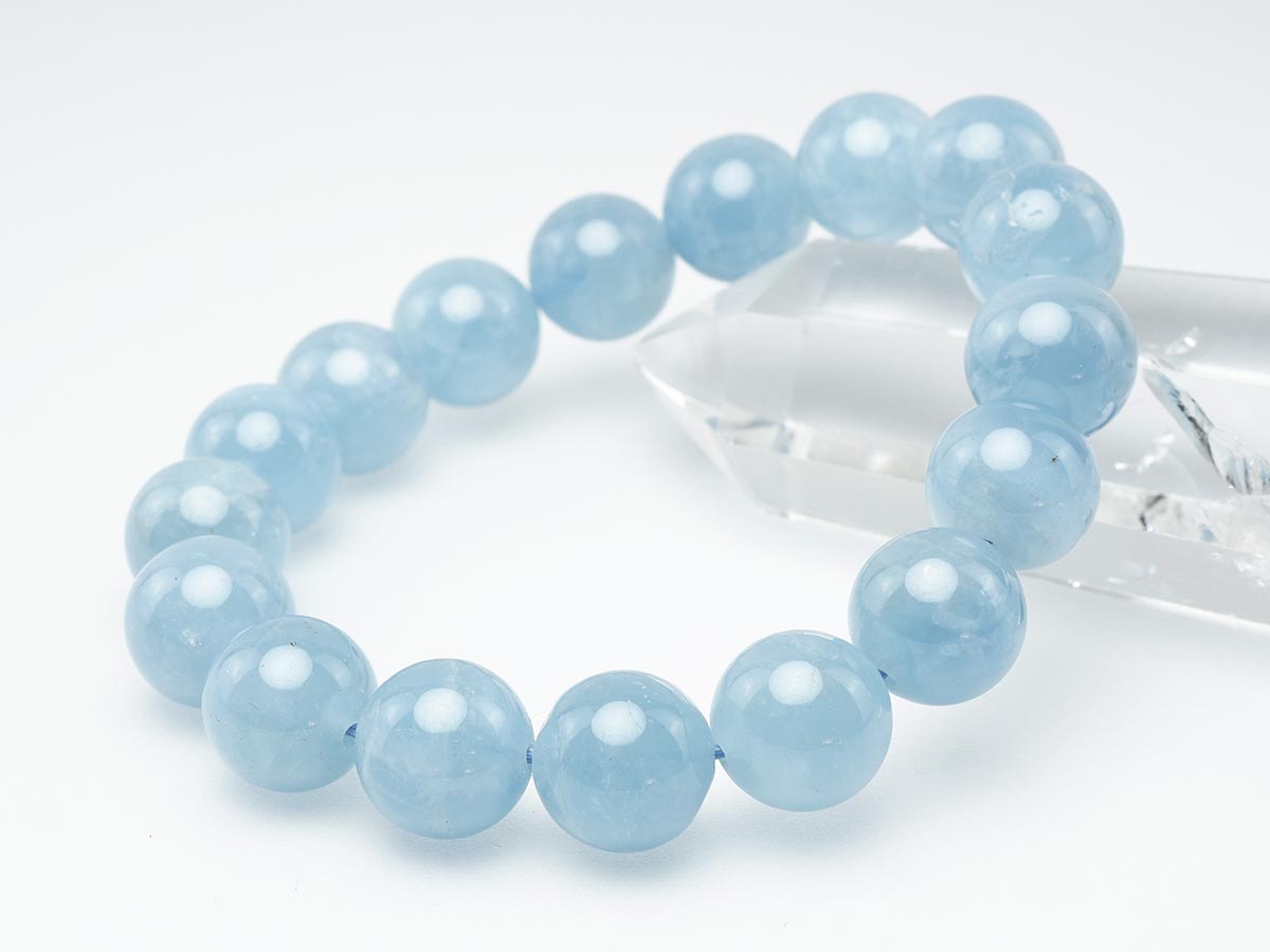 アクアマリン ブレスレット Aquamarine 12mm 111-2511