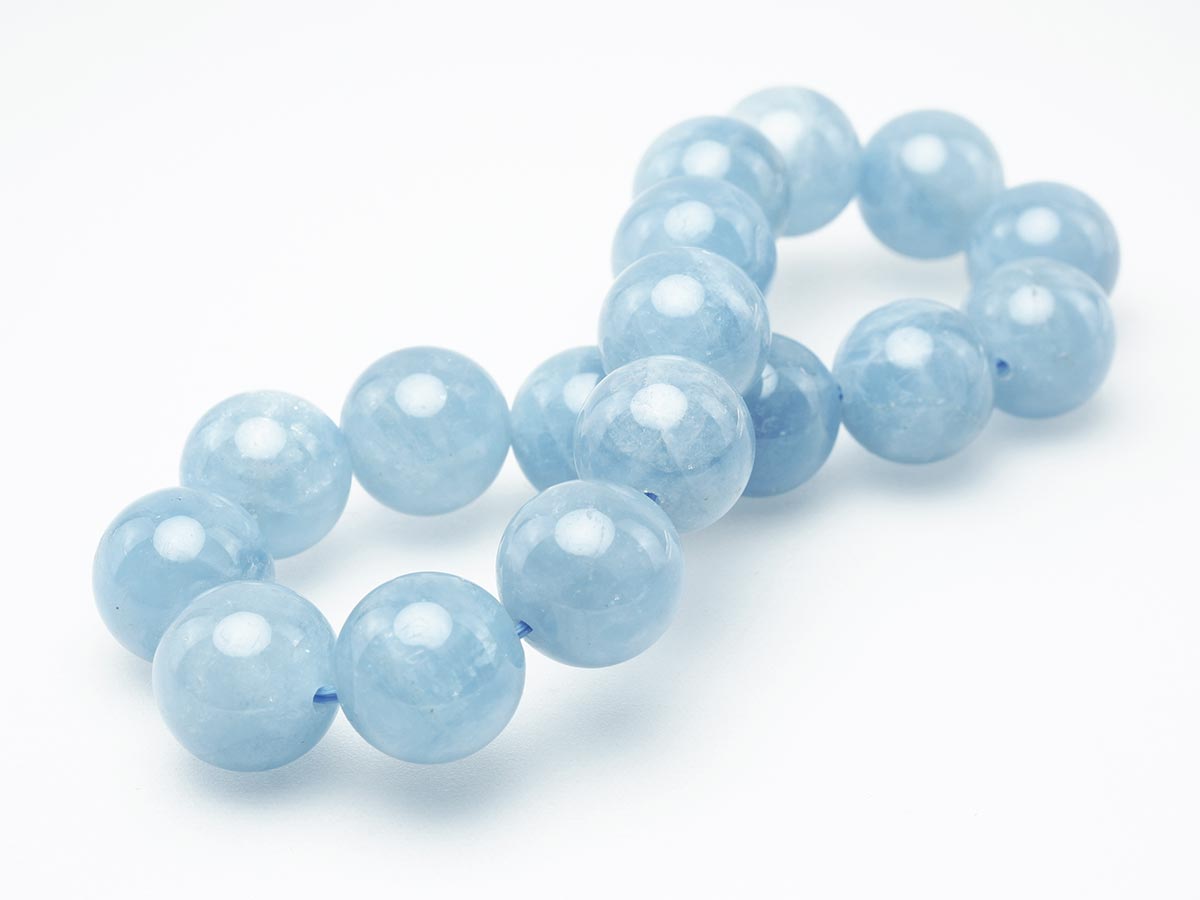 アクアマリン ブレスレット Aquamarine 12mm 111-2512